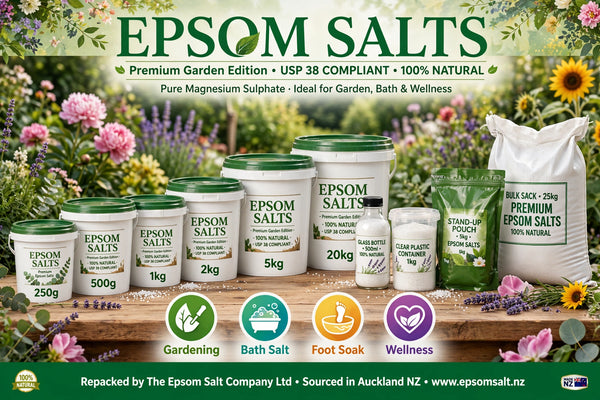 Epsom Salt – Magnesium Sulphate | 250 g–25 kg