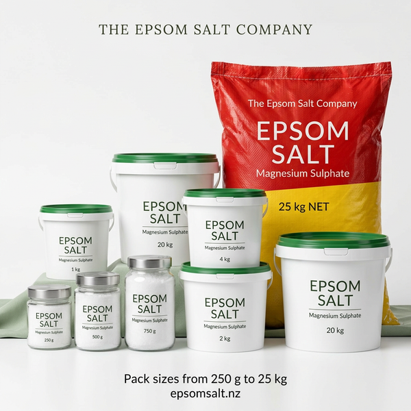 Epsom Salt – Magnesium Sulphate | 250 g–25 kg